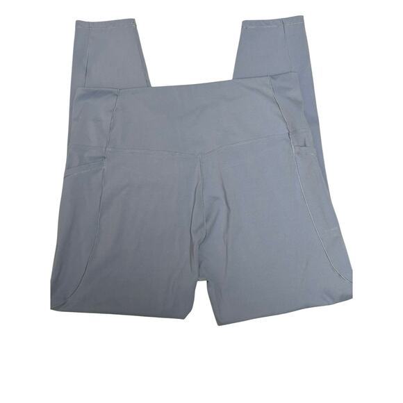 Halara Blue Cross Over Leggings 1X - Picture 2 of 3